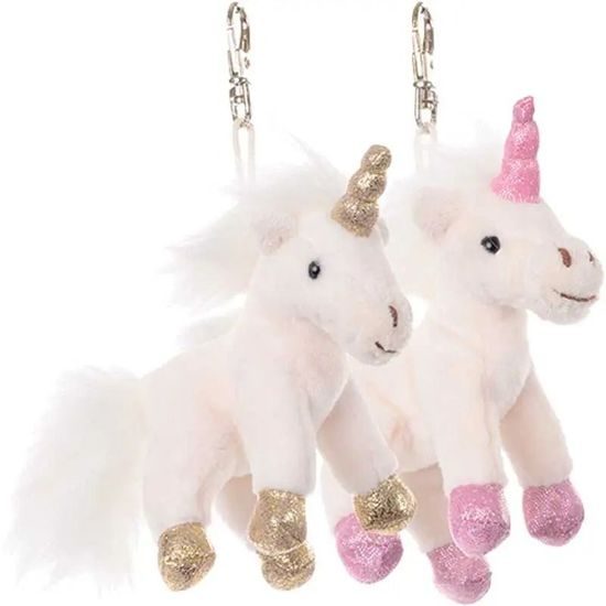 Klíčenka plyšový jednorožec Unicorn 1ks, 10 cm