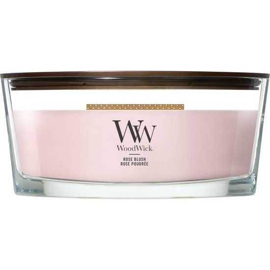 WoodWick - Rose Blush, svíčka loď 453.6 g