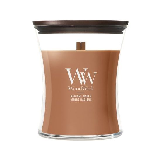 WoodWick - Radiant Amber svíčka váza střední, 275 g