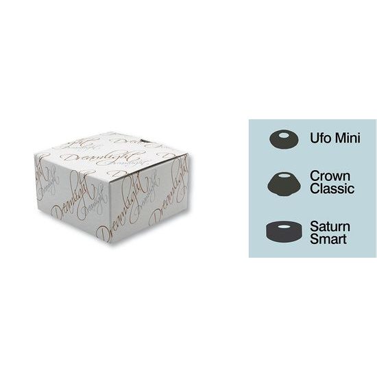 Homedesignshop.cz - Dárková krabička na svícen bílá, 11,1x6x5,5 cm - GILDE  - Dárkové tašky - Osobní doplňky - Eshop s interierovými doplňky