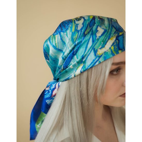 Hodvábna šatka Irises 90x90cm, Vincent Van Gogh