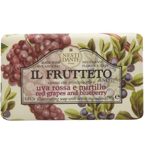 Nesti Dante - Frutteto Hroznové víno a Borůvka přírodní mýdlo, 250g