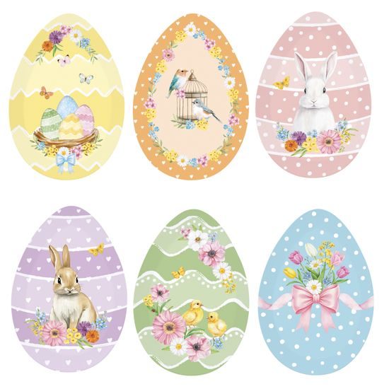 Veľkonočný podnos v tvare vajíčka Egg Hunt 30x21 cm, Easy Life