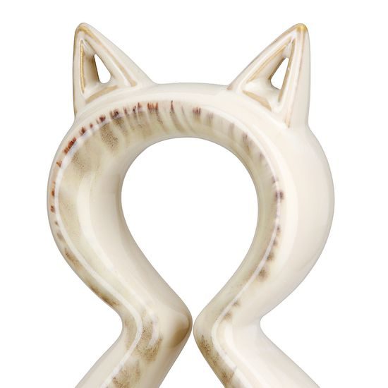 Keramická dekorace figura kočky Catty, 7x14x22 cm