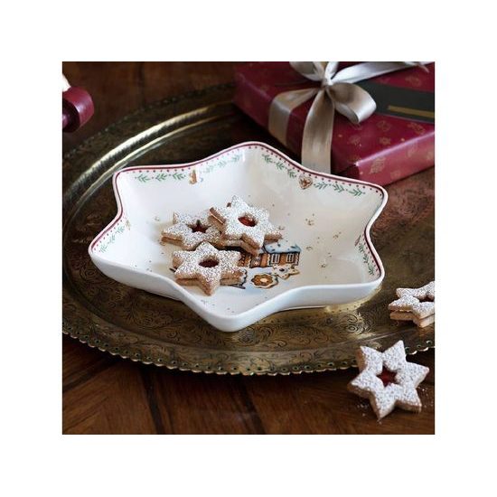 Winter Bakery Delight Mísa ve tvaru hvězdy, Vesnice 24,5cm, Villeroy & Boch