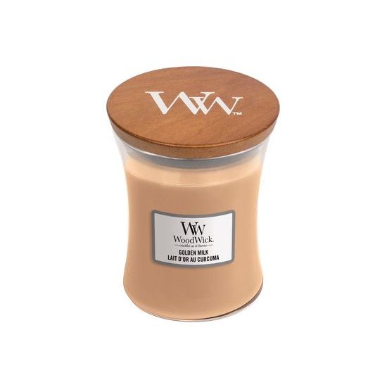 WoodWick Golden Milk, váza střední 275 g