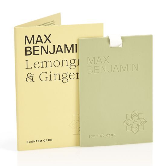 Max Benjamin - Vonná karta Lemongrass and Ginger