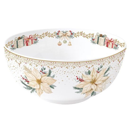 Vánoční mísa White Elegance 23x10,3cm, Easy Life