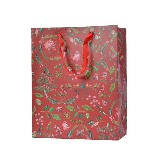 Vánoční dárková taška, 10x26x32 cm