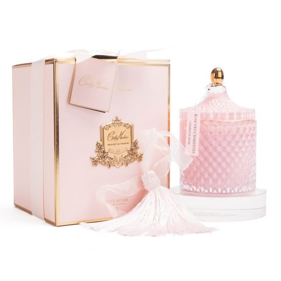 Côte Noire - Large Art Deco svíčka Pink & Gold, Růžové šampaňské