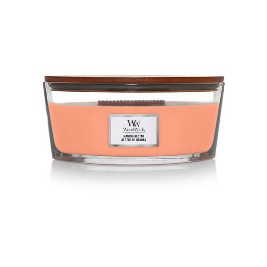 WoodWick - Manuka Nectar svíčka loď, 453.6 g