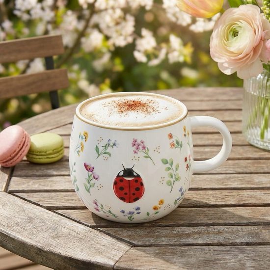 Porcelánový hrnek na čaj/kávu Fancy Garden 400ml, Easy Life