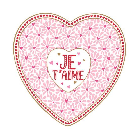 Porcelánová dóza na šperky ve tvaru srdcem Cuoricini 12x6 cm, Easy Life