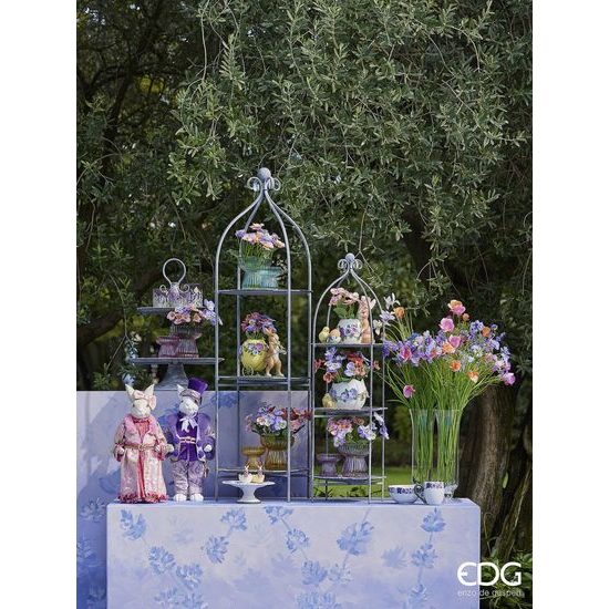 Polyresinová váza Chick Egg s kuřátky, 21x17,5 cm