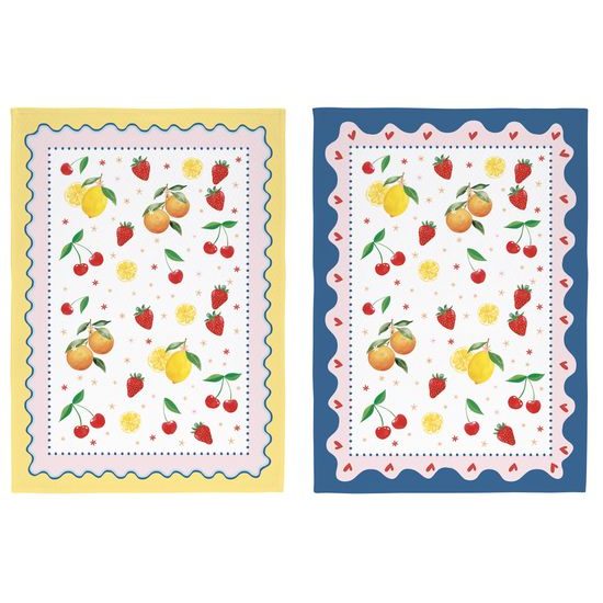 Utěrka set 2ks Fruit Mania 70x50 cm, Easy Life