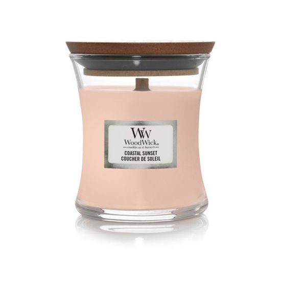 WoodWick Coastal Sunset sviečka, váza malá 85 g
