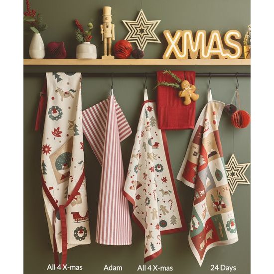 Vánoční kuchyňská zástěra All 4 X-mas 74x93 cm, Sander