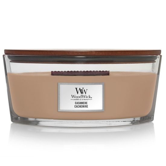 WoodWick - Cashmere svíčka loď, 453.6 g