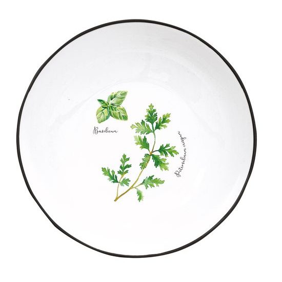 Porcelánová miska na polévku Herbarium 18 cm, Easy Life