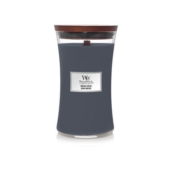 Woodwick - Indigo Suede, váza veľká 609.5 g