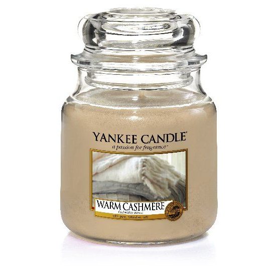 Yankee Candle Classic vonná svíčka Warm Cashmere 411 g