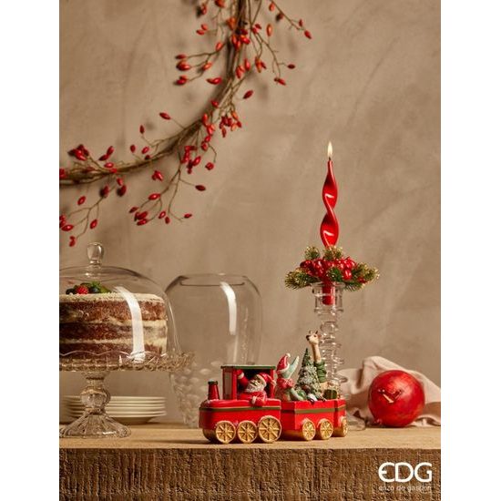 Sklenený podnos na tortu s poklopom, 29x31 cm