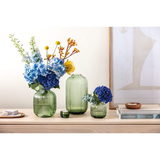 Skleněná váza Fleur zelená 28cm, Villeroy & Boch