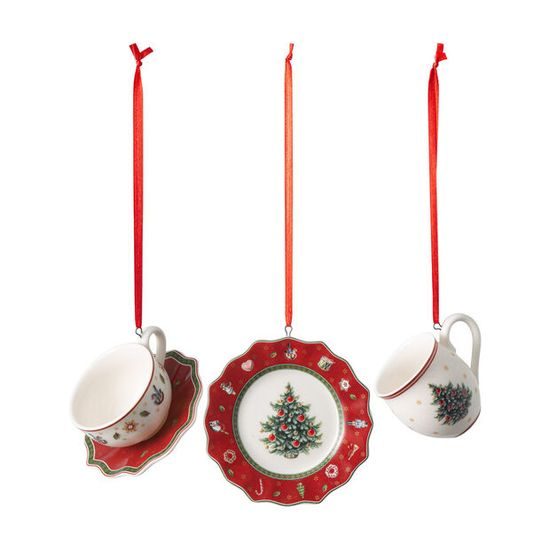 Toy's Delight Decoration Vánoční závěsná ozdoba Servis 3ks, Villeroy & Boch