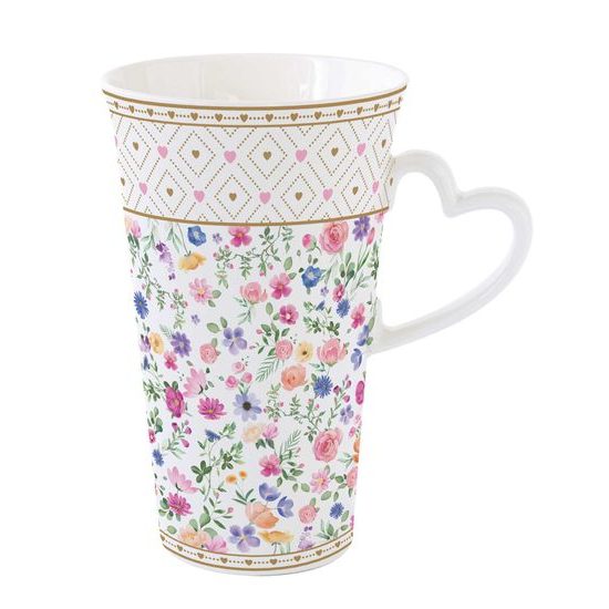 Porcelánový jumbo hrnček Mon Amour 600 ml, Easy Life