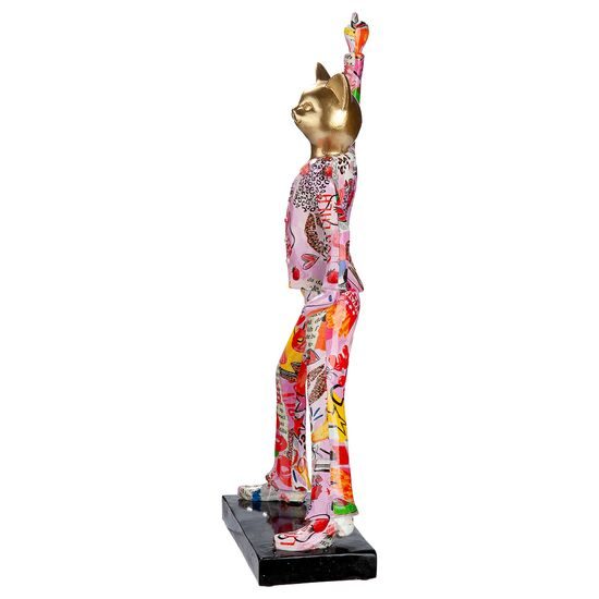 Dekorace figura kočka tanečnice Ooh Lala, 8,5x17,5x40 cm