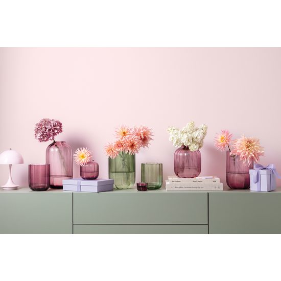 Skleněná váza Fleur zelená 15cm, Villeroy & Boch