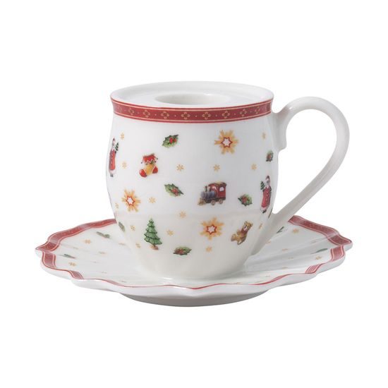 Toy's Delight Decoration Svícen na dlouhou svíčku, Hrnek s podšálkem, Villeroy & Boch