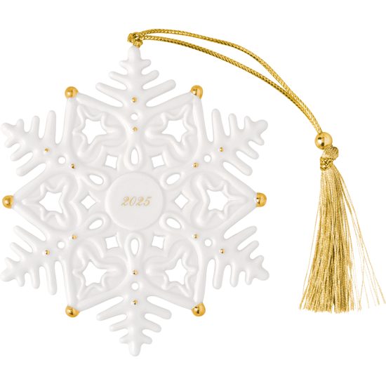 Christmas Classic Vianočná ozdoba snehová vločka, 2025, 9,1x7x10,5 cm, Villeroy & Boch