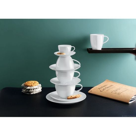 Šálek s podšálkem na kávu, 210 ml