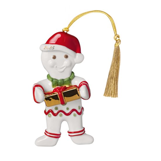 Christmas Classic Vánoční ozdoba perníček 2025, 10,8x5,6x3cm, Villeroy & Boch