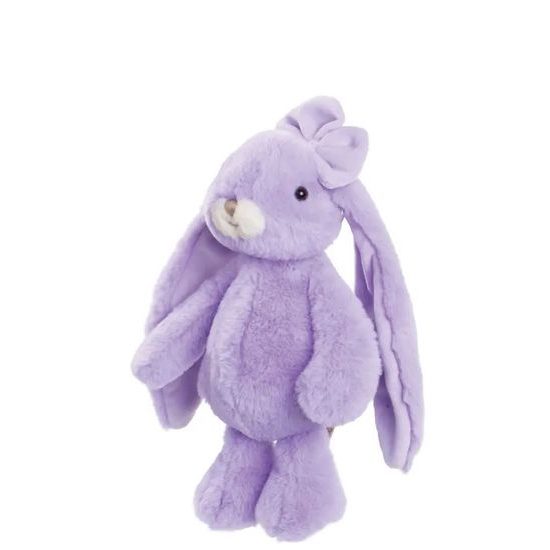 Plyšový zajíček Friendly Kanina fialový, 22 cm