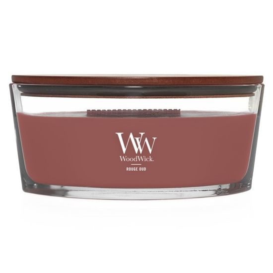 WoodWick - Rouge Oud svíčka loď, 453.6 g
