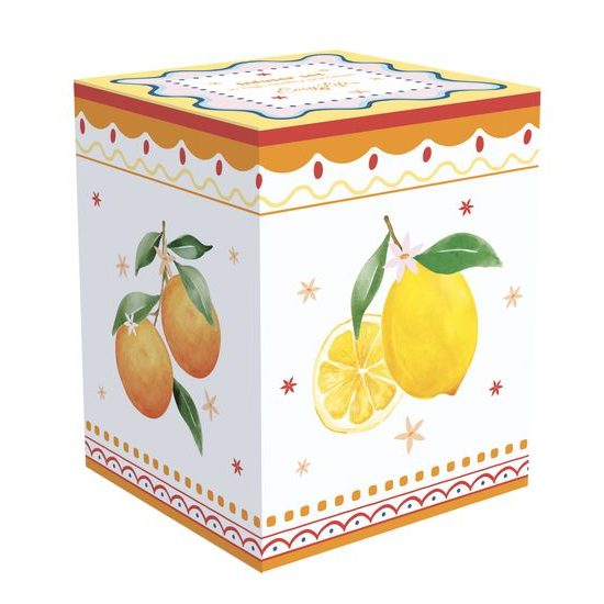 Porcelánový hrnek na čaj se sítkem a pokličkou Fruit Mania 350ml 1ks, Easy Life