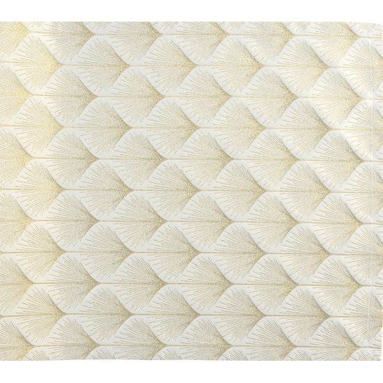 Obrus na stôl Glen 85x85 cm bielo-zlatý, Sander