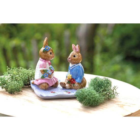 Bunny Tales velikonoční dekorace, zajíčci na pikniku, Villeroy & Boch