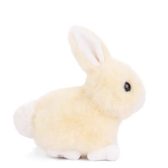 Plyšový zajíček Baby Bunny žlutý, 15 cm