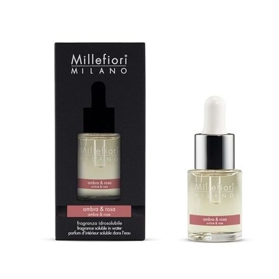 Millefiori Mialno – Natural vonný olej Ambra & Rosa, 15 ml