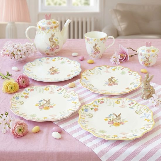 Velikonoční sada dezertních talířů 4ks Tres Jolie 21cm, Easy Life