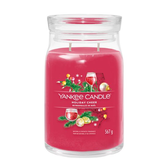 Yankee Candle - Signature vonná sviečka Holiday Cheer, 567g