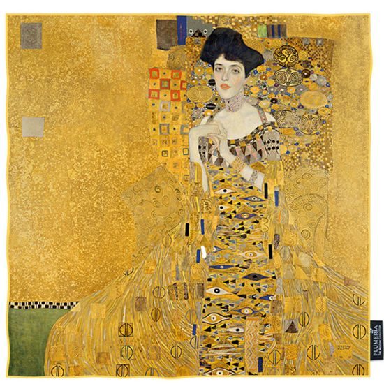 Hodvábna šatka Adele Bloch 90x90cm, Gustav Klimt