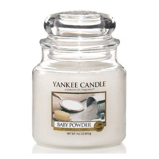 Yankee Candle Classic vonná svíčka Baby Powder 411  g