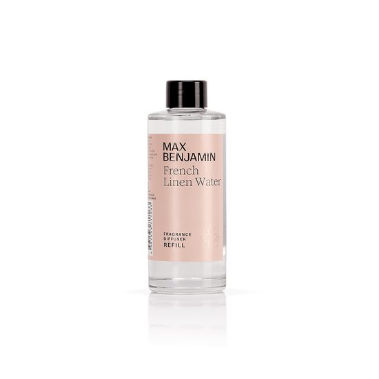 Max Benjamin - Náhradní náplň do difuzéru s náhradními tyčinkami French Linen Water 300ml