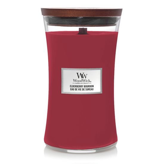 Woodwick - Elderberry Bourbon, váza veľká 609.5 g