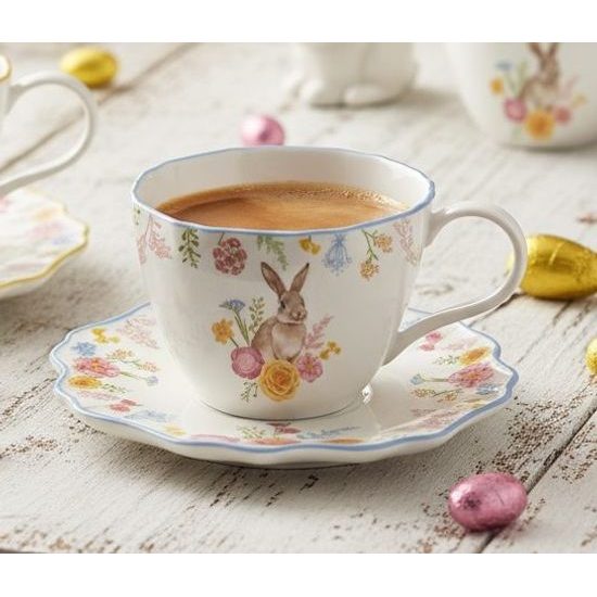 Velikonoční šálek s podšálkem na espresso 1ks Tres Jolie 120ml, Easy Life