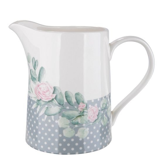 Porcelánový džbán Botanic Chic, 12,8x20x17 cm